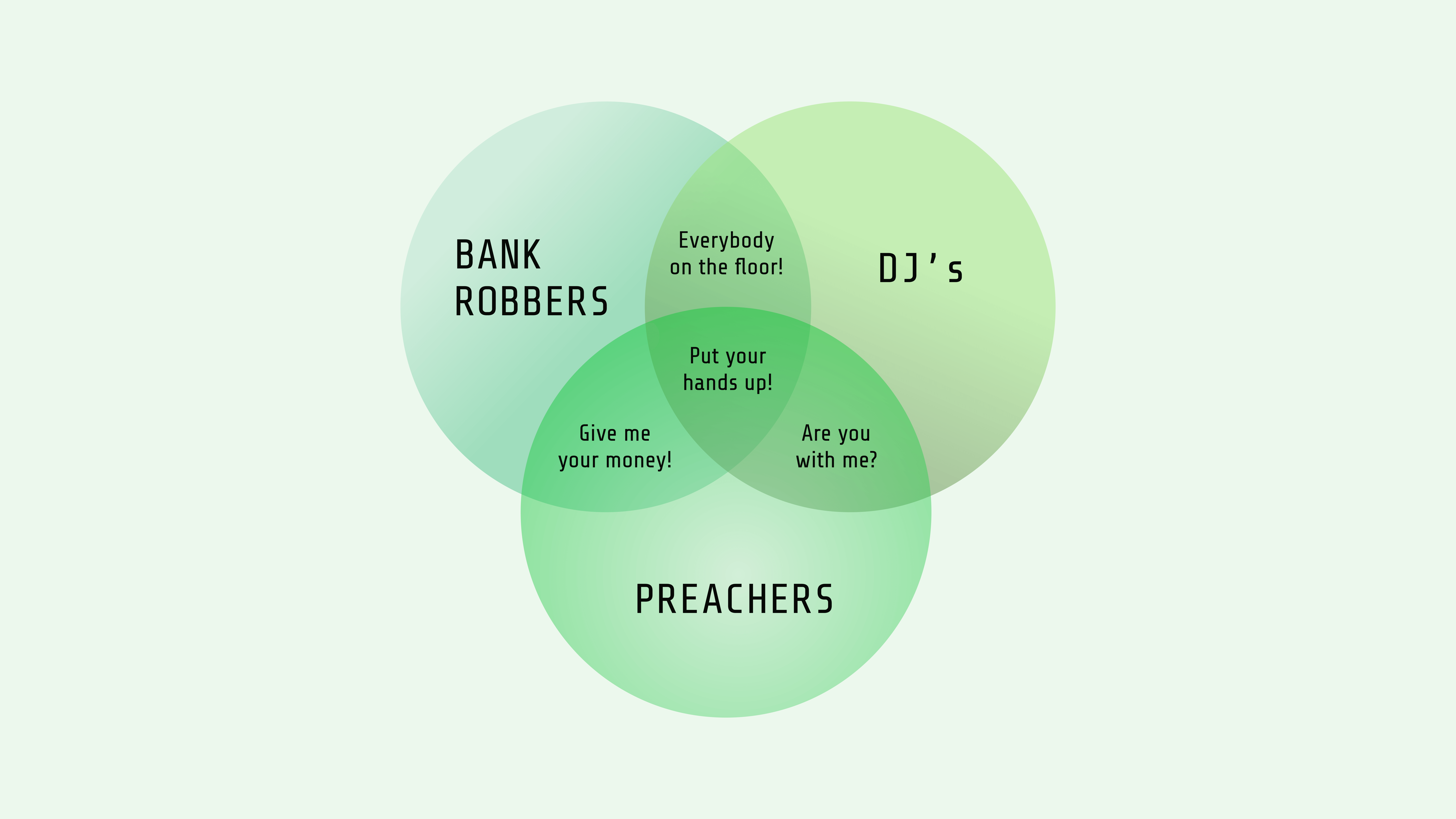 Preachers vs Robbers vs DJs