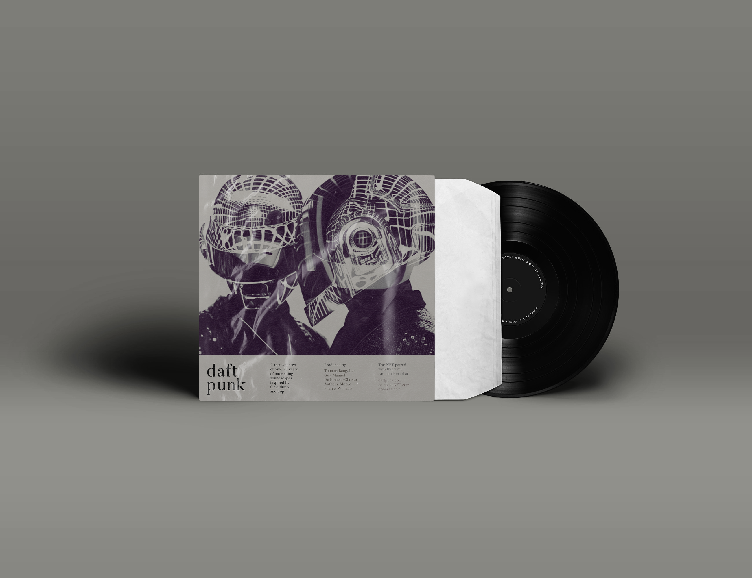 Daft Punk Album Cover Design
