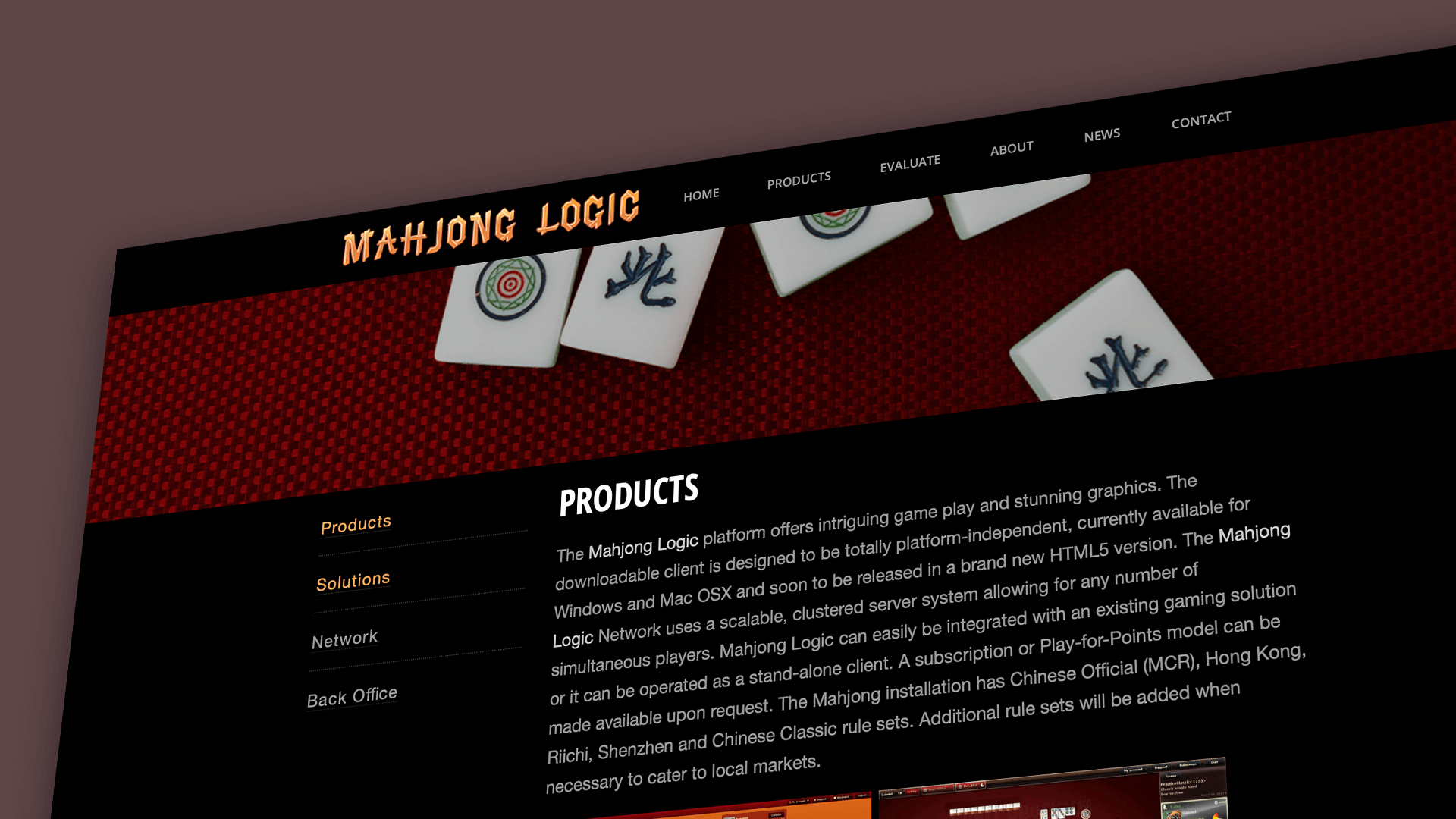 MahjongLogic Mockup 3