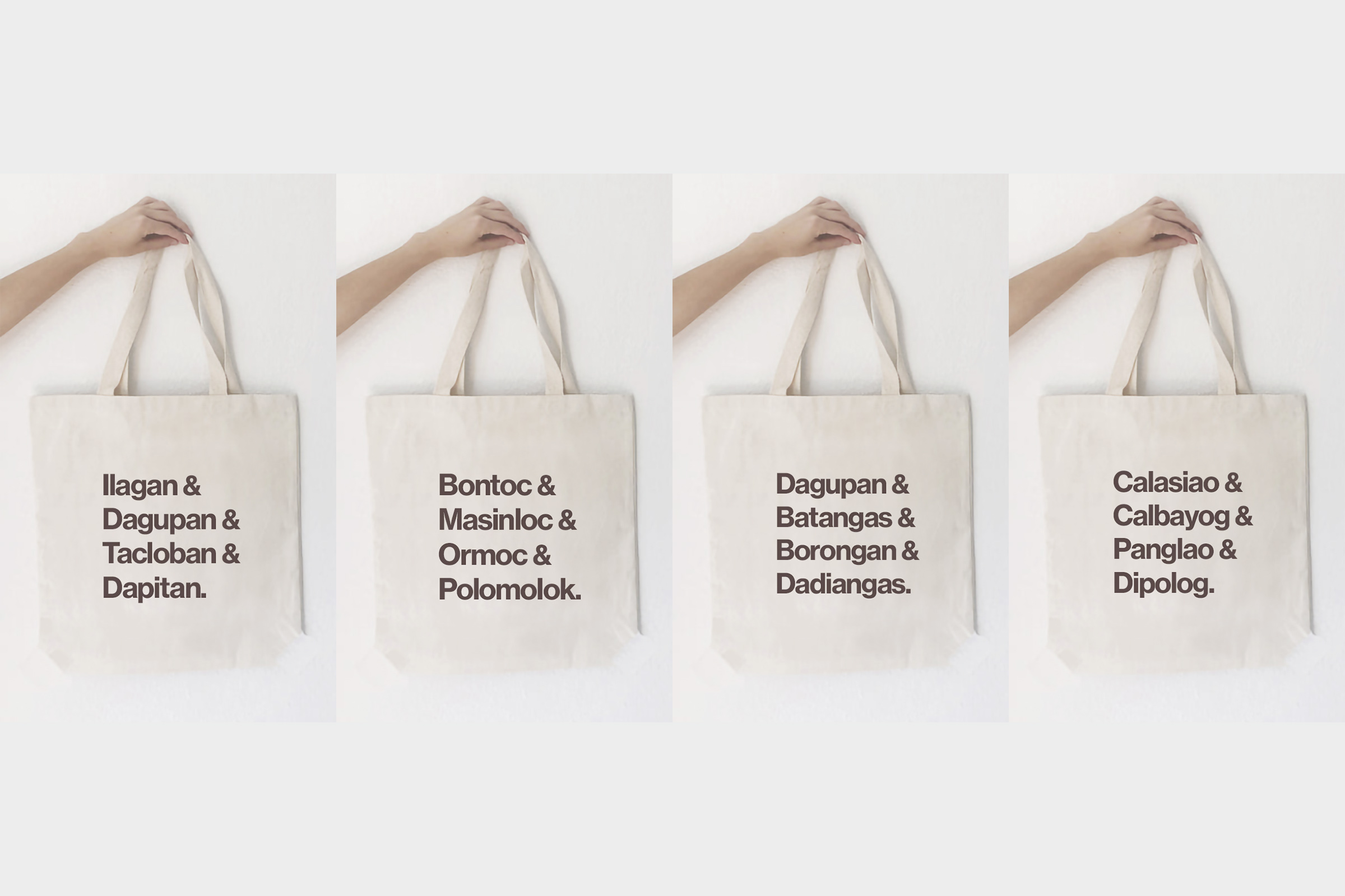Philippine Tourism-themed tote bags