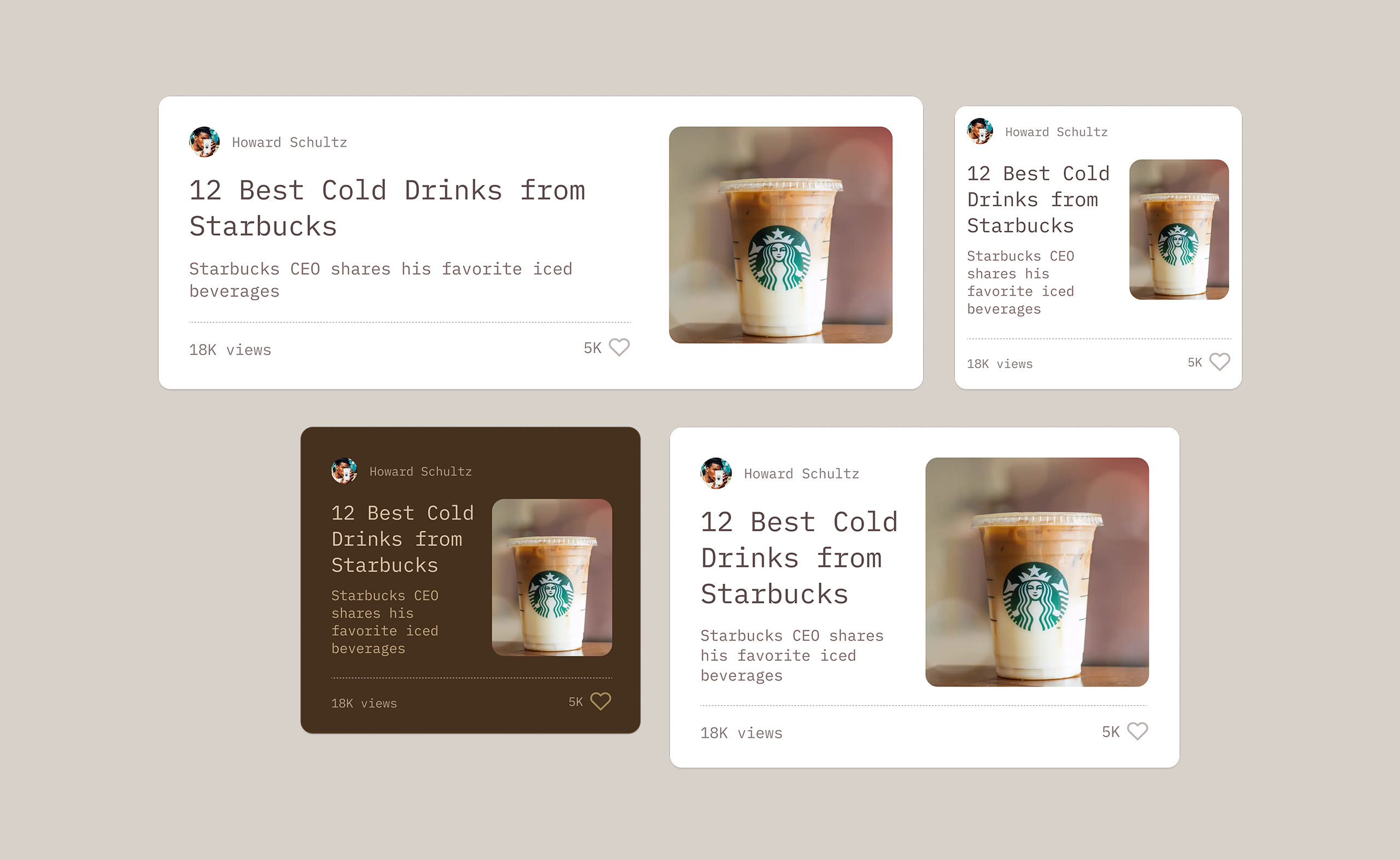Starbucks card designs