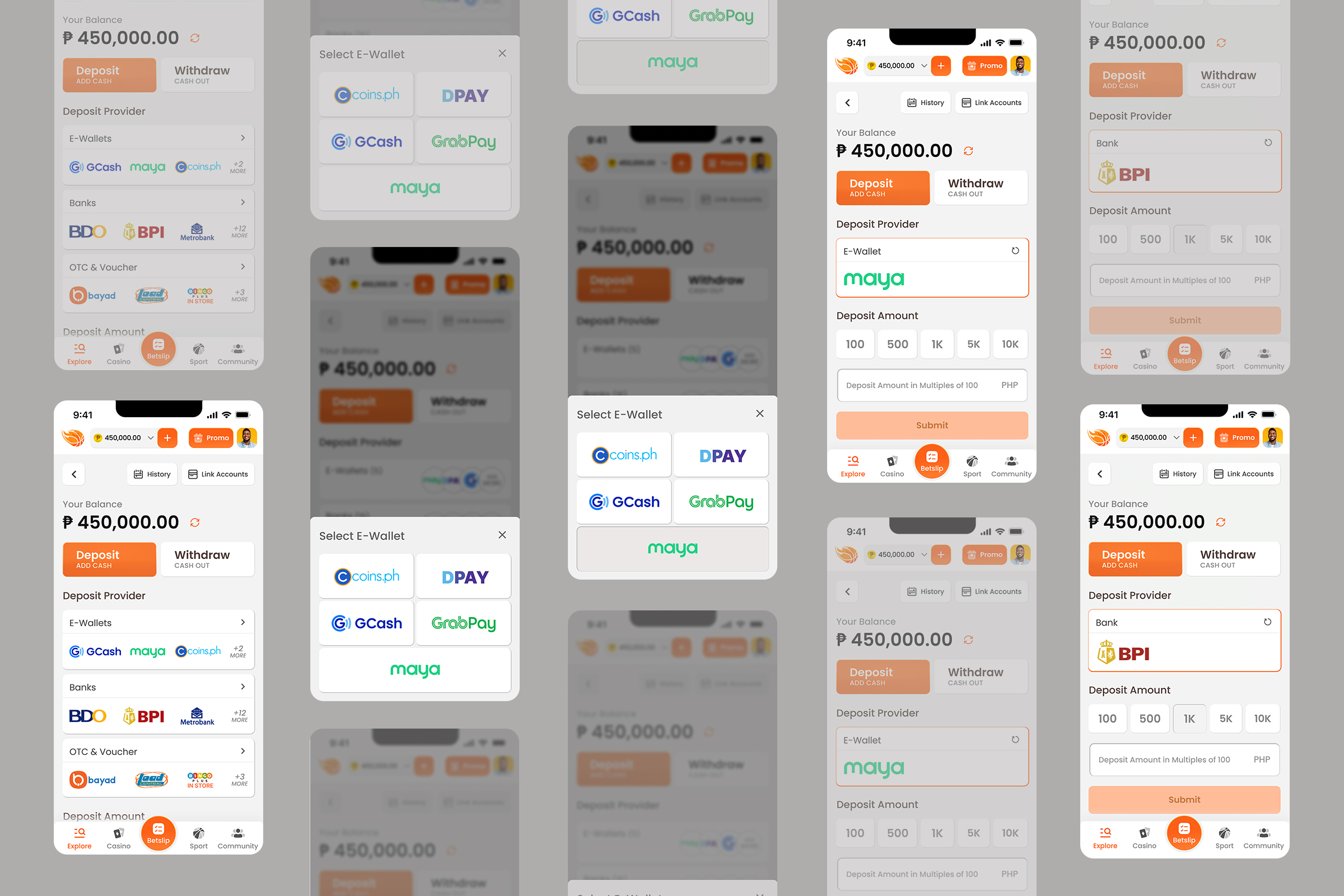 ArenaPlus Wallet Redesign