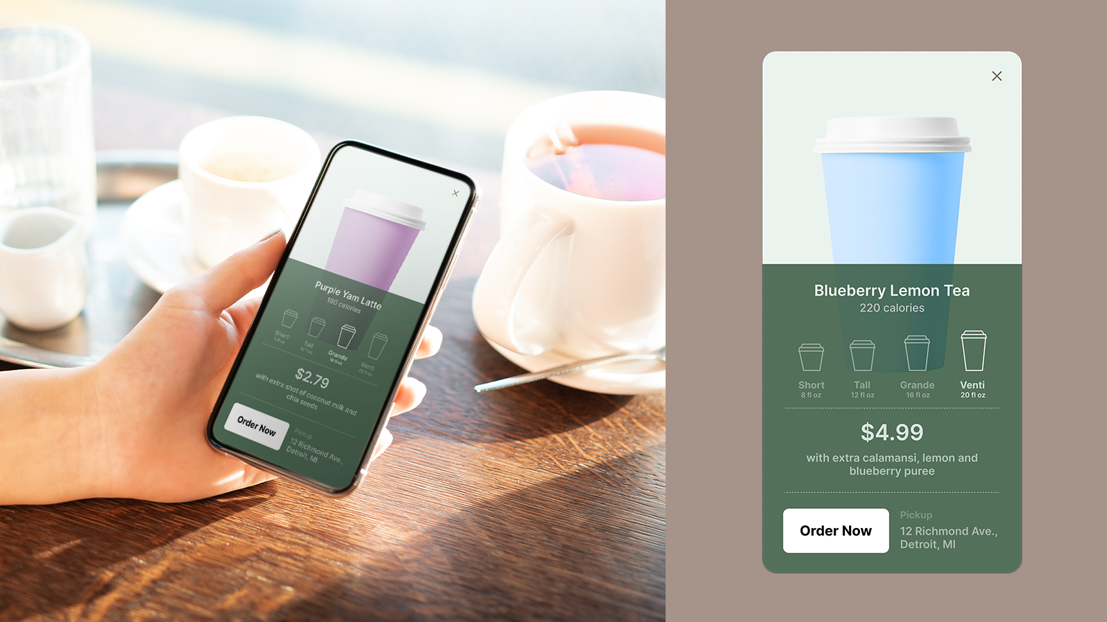 Coffee App Design