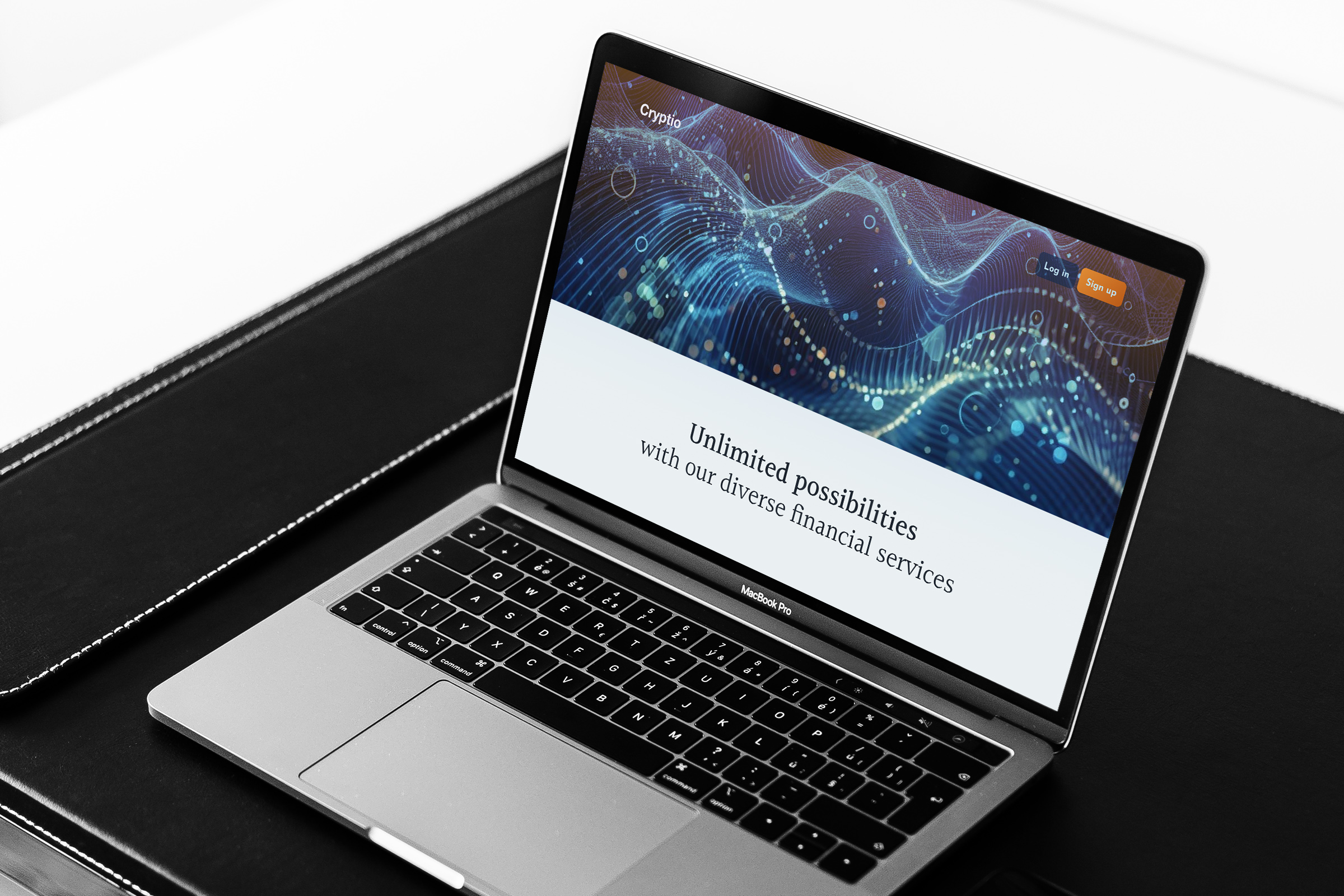 Cryptio Web Design