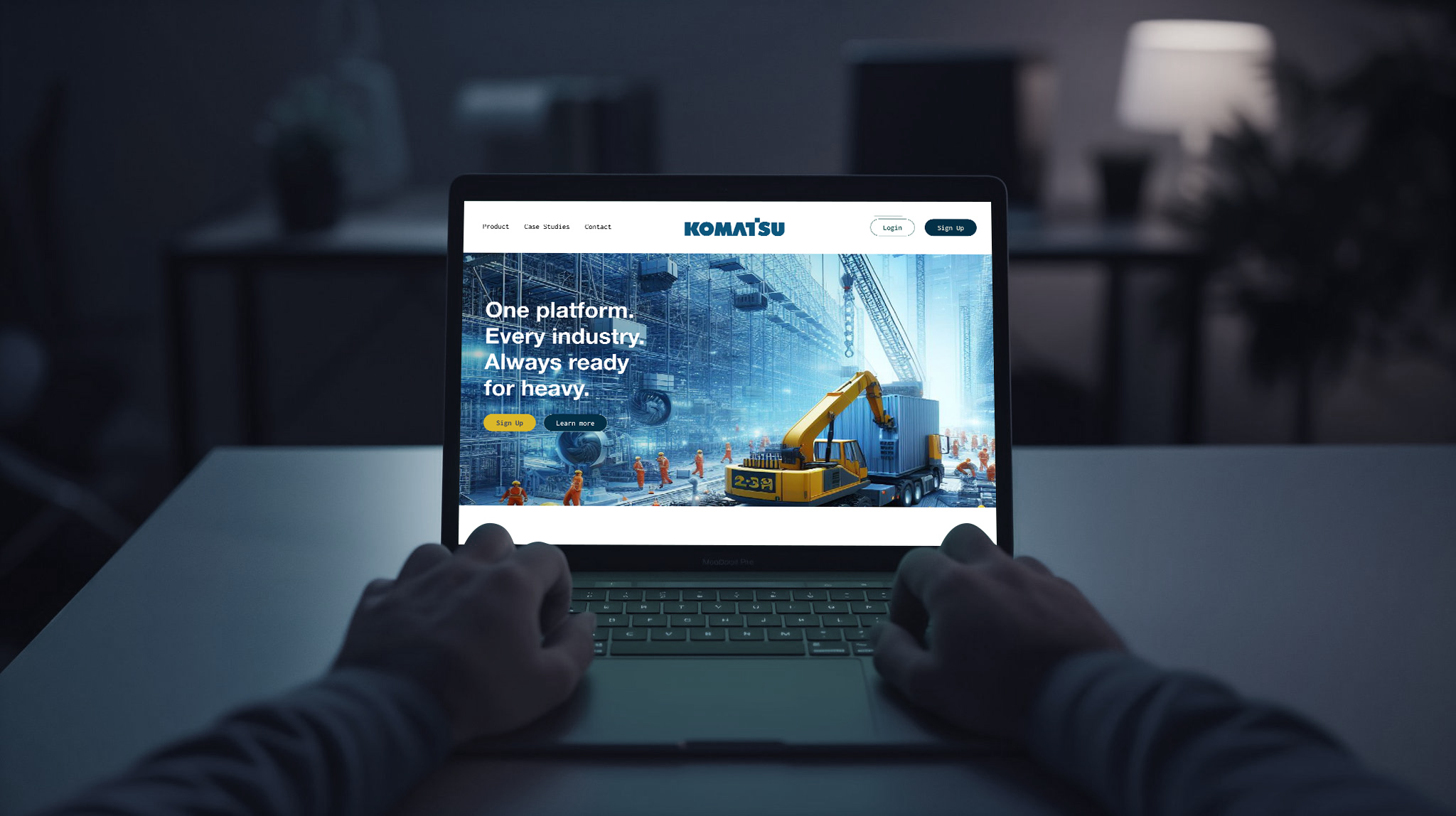 Komatsu Web Design