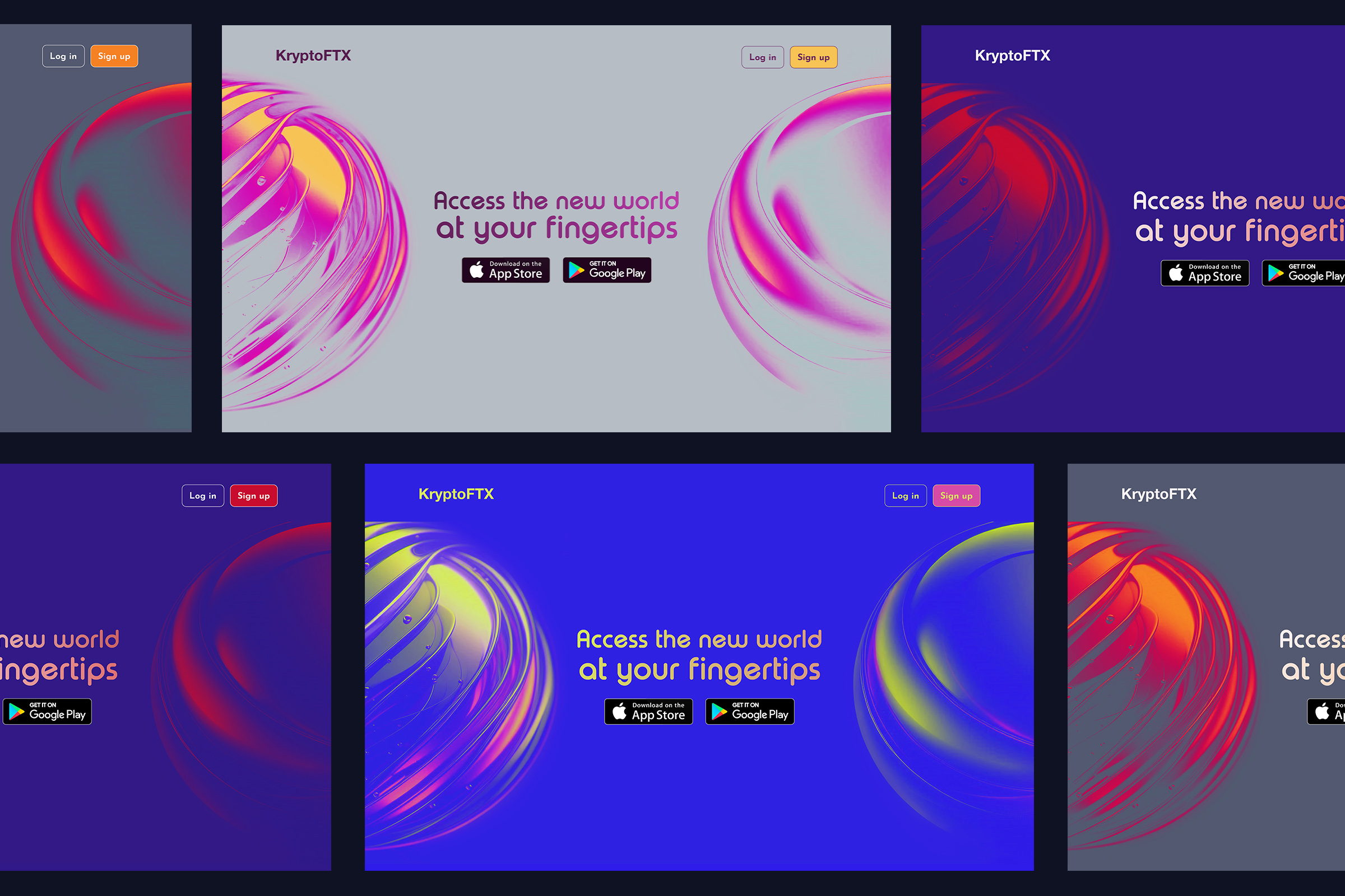 KryptoFTX Web Design