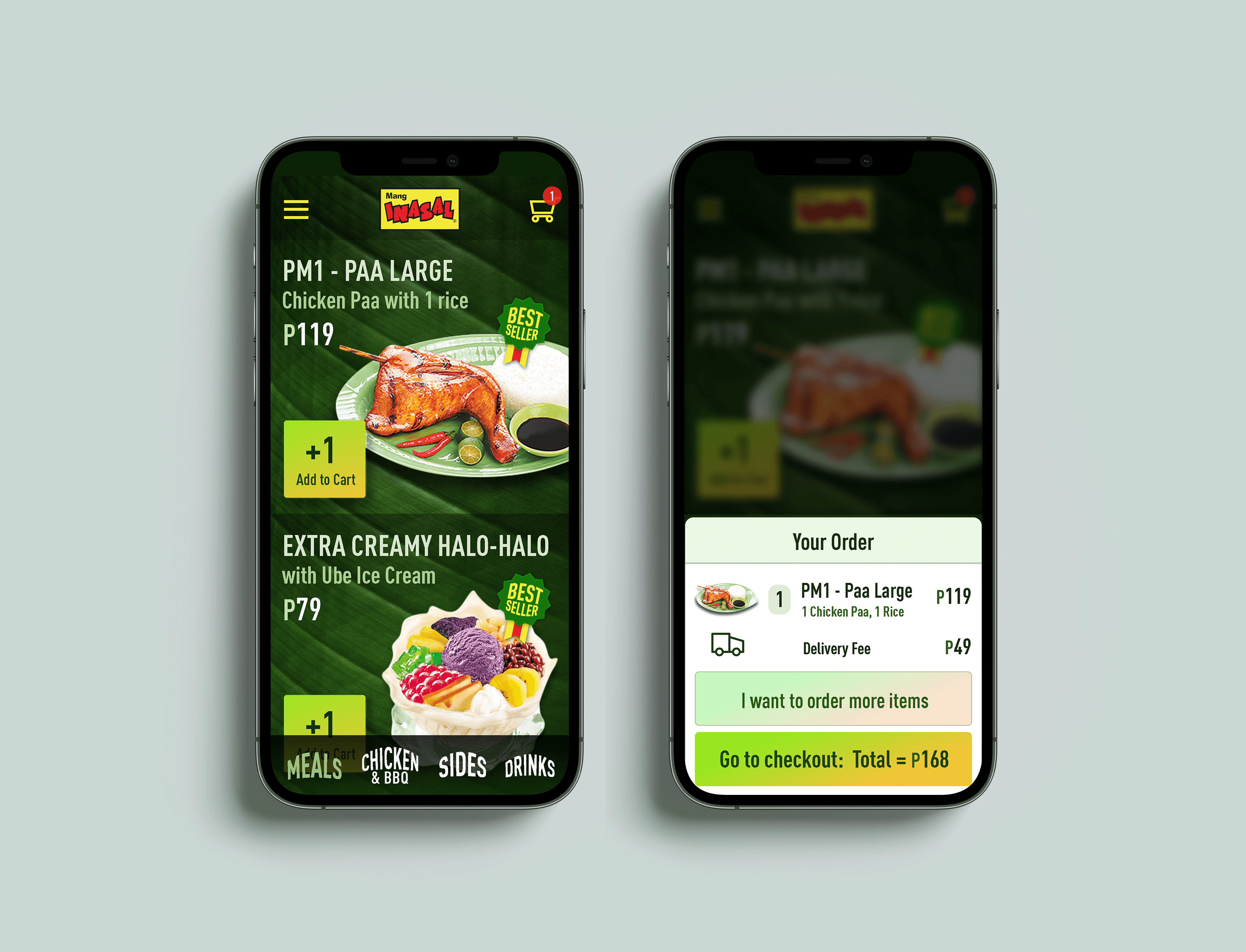 Mang Inasal Mobile Web Design