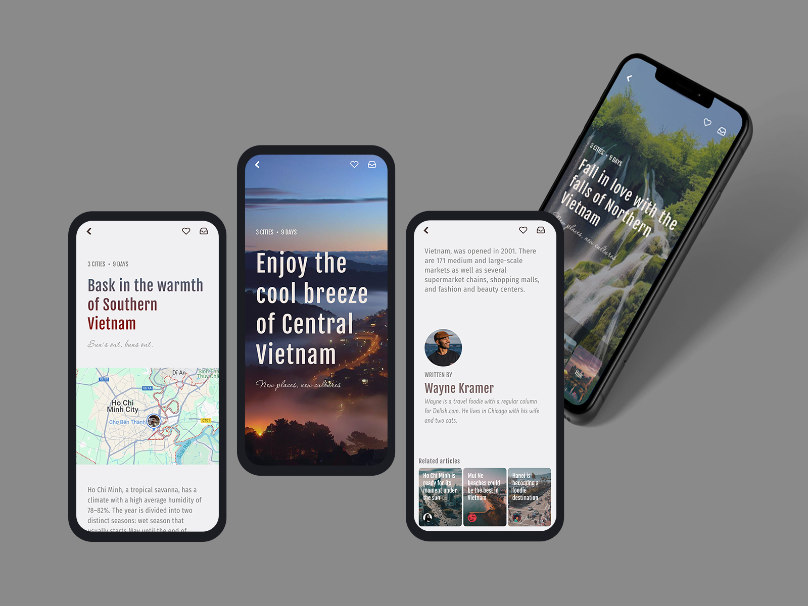 VN Travel Mobile Design