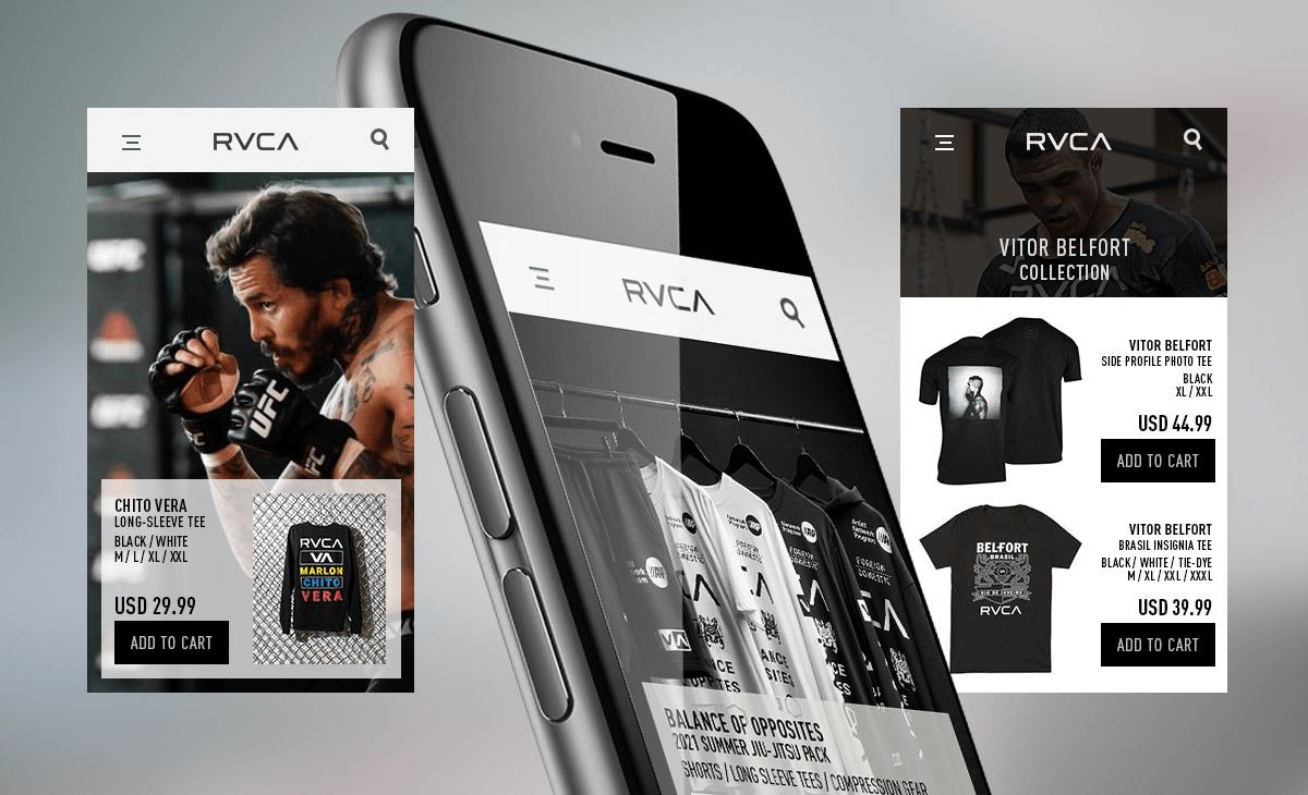 RVCA Mobile Web