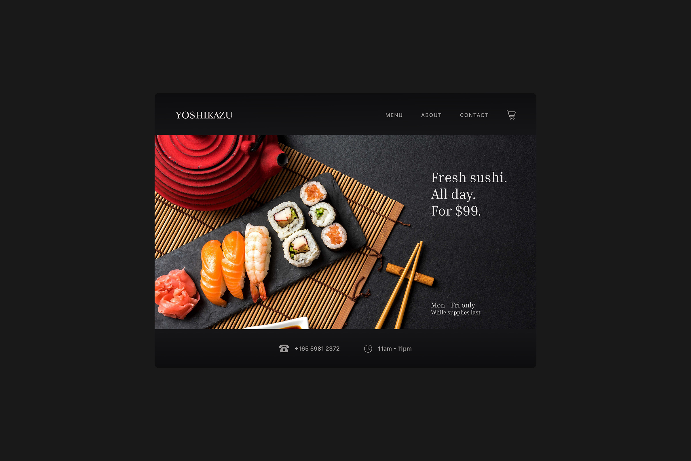Yoshikazu Web Design